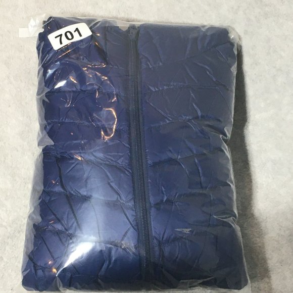 Rokka&Rolla Women's L 12-14 Navy Blue Lightweight Packable Down Puffer Jacket - Picture 15 of 15